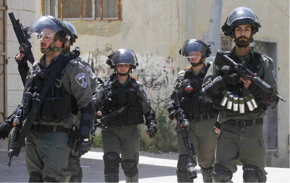 Israelische Soldaten vor Einsatz in Westbank